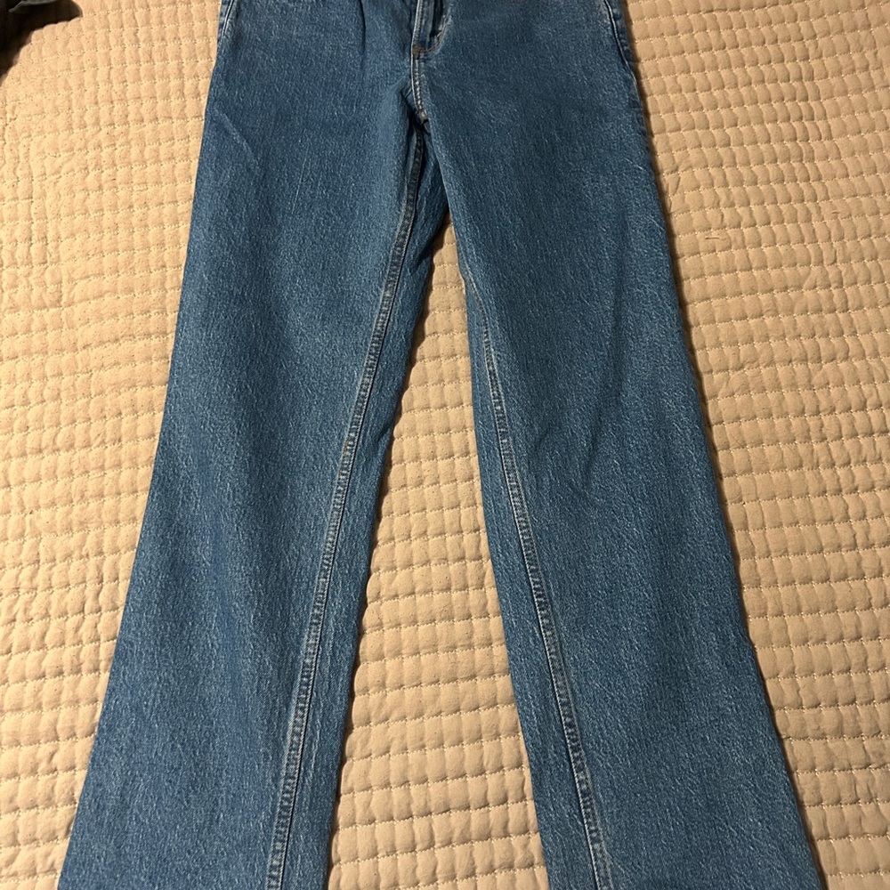 Abercrombie & Fitch Blue Straight Leg Jeans